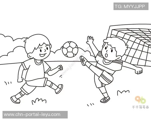 晨光下的足球简笔画分享让我们一起感受运动的乐趣与激情